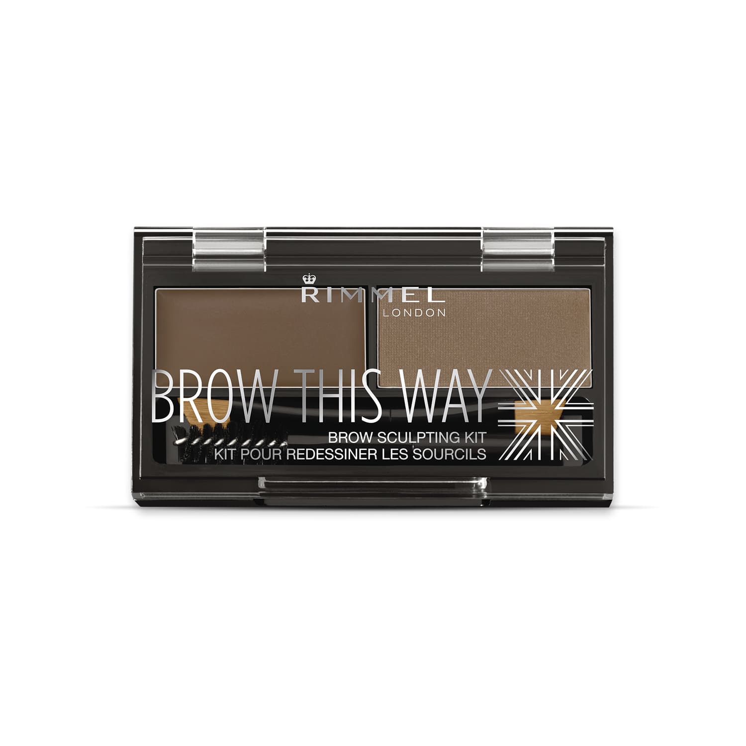 Набір для моделювання брів Brow This Way Eyebrow Sculpting Kit Rimmel London 2, 1.1 г+1.3 г